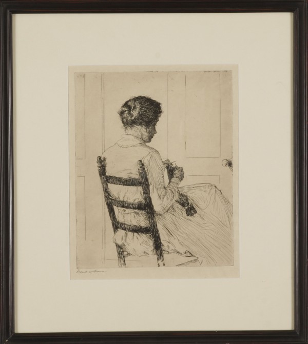 Appraisal: Elisabeth etching x pencil signed lower left Frank W Benson