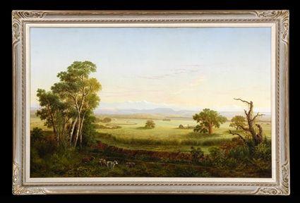 Appraisal: ATTRIBUTED TO FREDERICK A BUTMAN - PANORAMIC LANDSCAPE Oil on