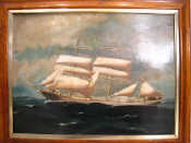 Appraisal: A th century oil on board of a sailing ship