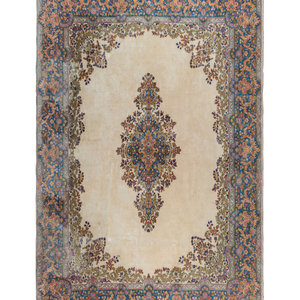 Appraisal: A Kirman Wool Rug Circa feet inches x feet inches