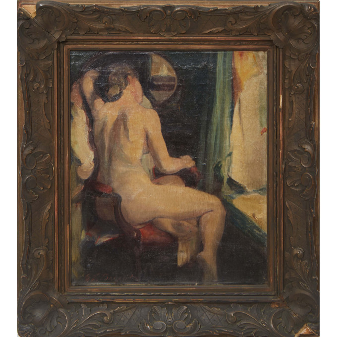 Appraisal: Everett Lloyd Bryant American - Nude Near Window oil on