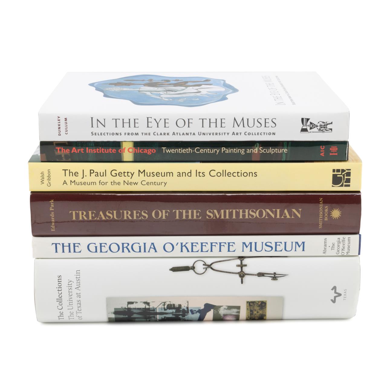 Appraisal: SIX HARDCOVER BOOKS ON AMERICAN MUSEUM COLLECTIONS Assortment of six