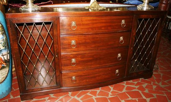 Appraisal: Regency style mahogany cabinet