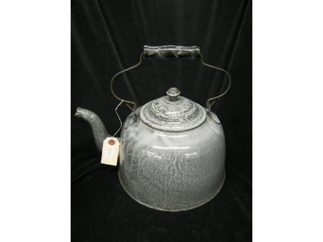 Appraisal: Graniteware Large Kettle