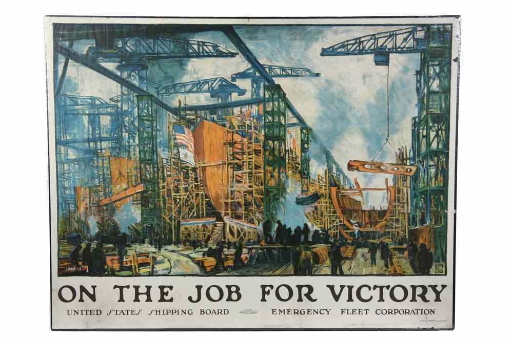 Appraisal: WWI BOND POSTERS - Including 'Provide the Sinews of War