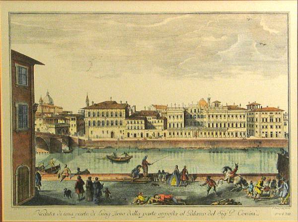 Appraisal: Various Artists European Scenes n d Five decorative color prints