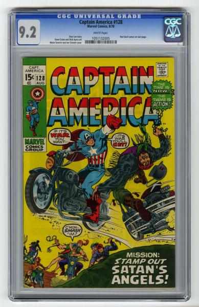 Appraisal: Captain America CGC Marvel Comics Stan Lee story with Gene