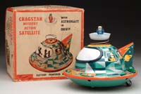 Appraisal: CRAGSTAN MYSTERY ACTION SATELLITE W OB Battery operated and brightly