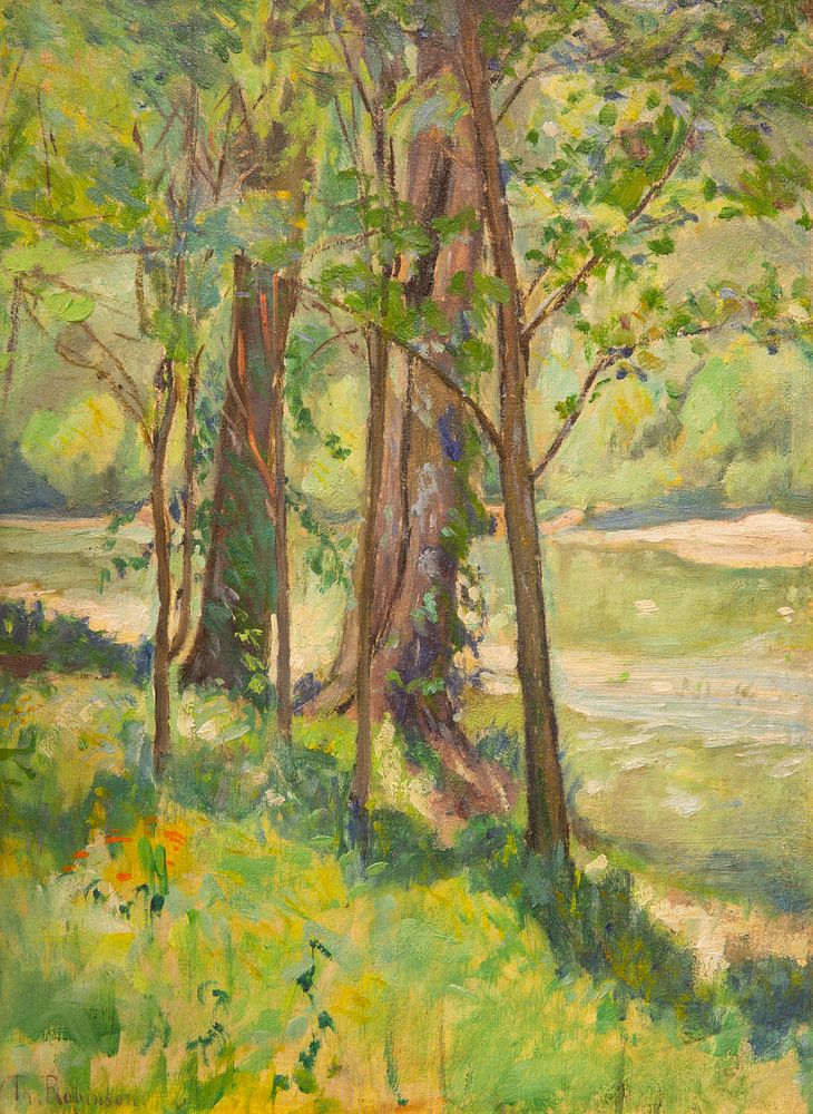 Appraisal: ATTRIBUTED TO THEODORE ROBINSON AMERICAN - ATTRIBUTED TO THEODORE ROBINSON