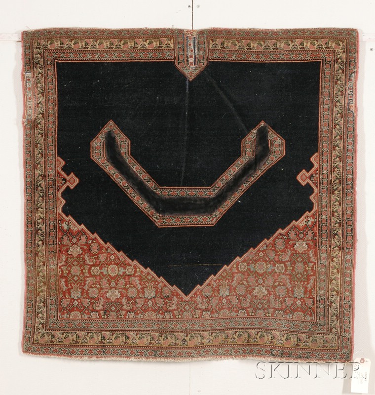 Appraisal: Senneh Saddle Cover Northwest Persia last quarter th century small