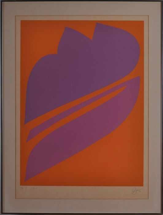 Appraisal: JACK YOUNGERMAN b FROM THE PORTFOLIO CHANGES Serigraph in colors