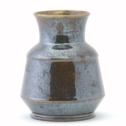 Appraisal: GEORGE OHR Vase with flaring rim its interior in bright