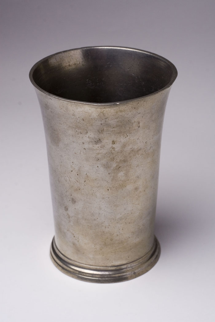 Appraisal: PEWTER BEAKER ROBERT BONYNGE Boston Massachusetts circa - Maker's mark