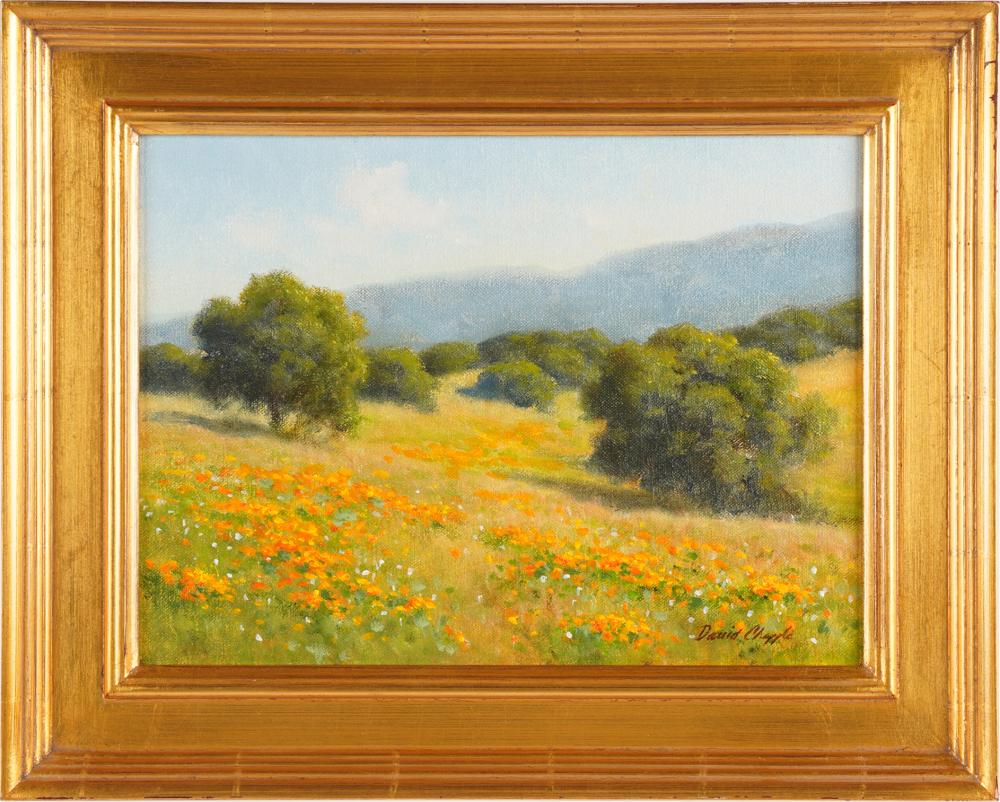 Appraisal: DAVID CHAPPLE B SPRING DAY oil on board signed lower