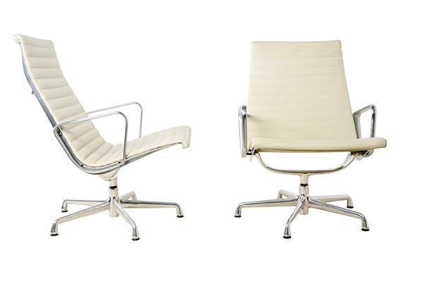 Appraisal: PAIR OF CHARLES RAY EAMES GROUP CHAIRS BY HERMAN MILLER