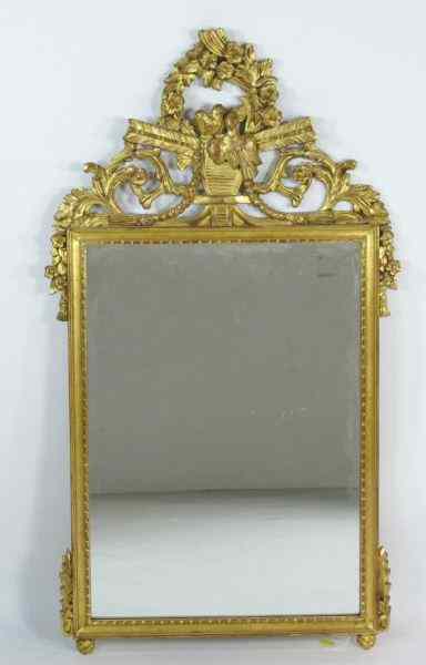 Appraisal: Louis XV style Gilt Wall Mirror th century ornate gilt