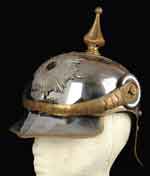 Appraisal: PRUSSIAN LEIB-GENDARMERIE HELMET OF THE ST ND ZUG This helmet