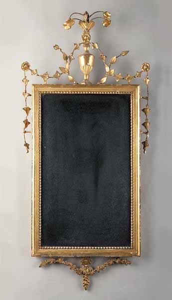 Appraisal: An American Federal Giltwood Mirror in the Adam Taste late