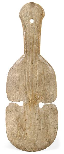 Appraisal: A Maori whalebone club kotiate New Zealand length in