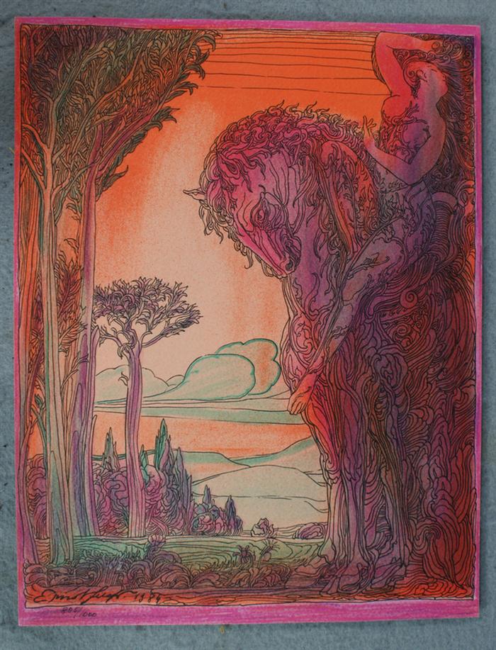 Appraisal: Ernst Fuchs th century Austrian School World Heritage Color Lithograph