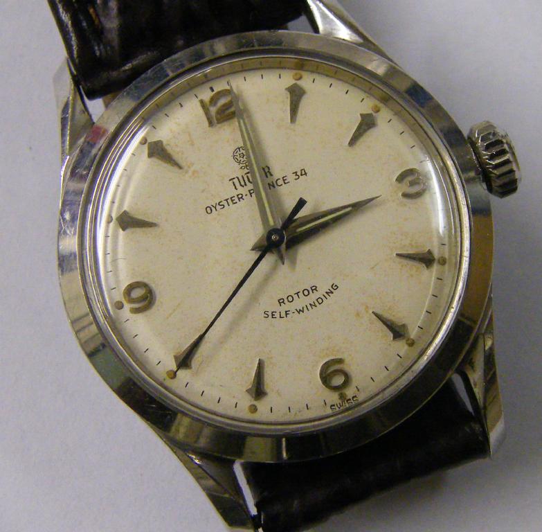 Appraisal: Tudor Oyster Prince rotor self-winding stainless steel gentleman's wristwatch the