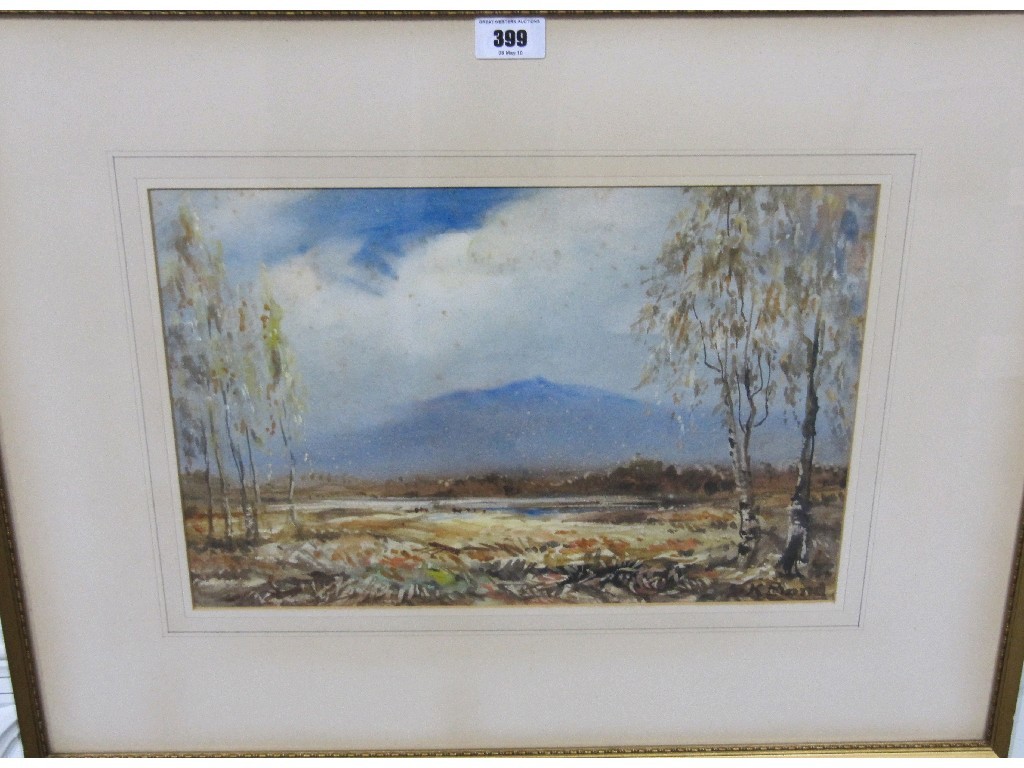 Appraisal: Watercolour landscape signed K Bond