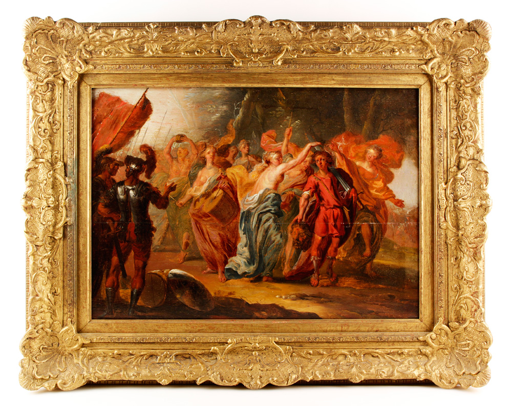 Appraisal: - Attr Quellinius The Triumph of David O P Attributed