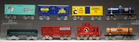 Appraisal: LOT OF EIGHT MCCOY STANDARD GAUGE FREIGHT CARS Out of