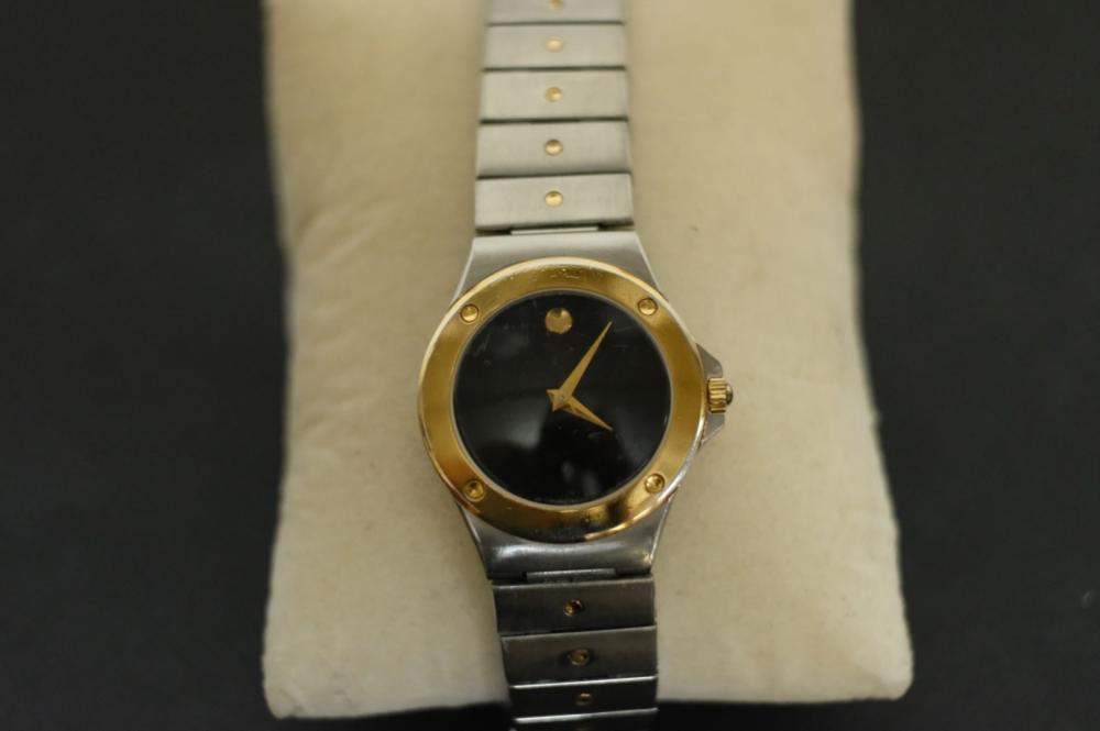 Appraisal: MENS MOVADO WRIST WATCHMen's Movado watch in stainless steel SS