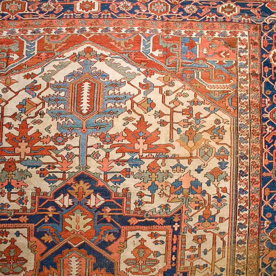 Appraisal: Heriz Carpet Northwest Persia last quarter of the th century