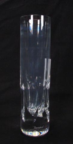 Appraisal: Baccarat Crystal Bud Vase '' tall