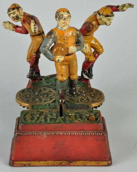 Appraisal: Cast Iron Calamity Mechanical Bank Description Working Manufactured by J