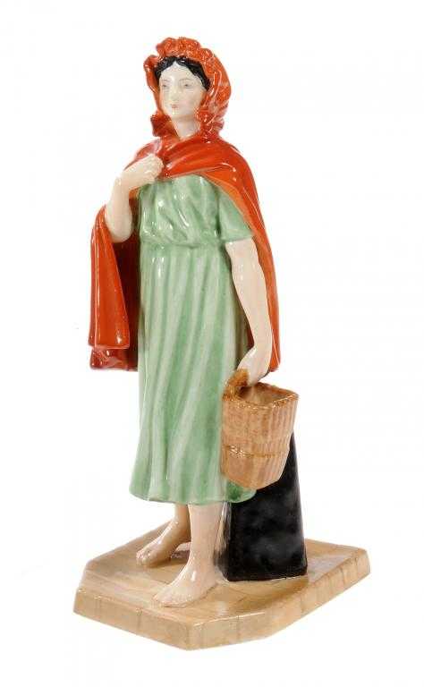 Appraisal: A ROYAL WORCESTER FIGURE OF COLLEEN modelled by James Hadley