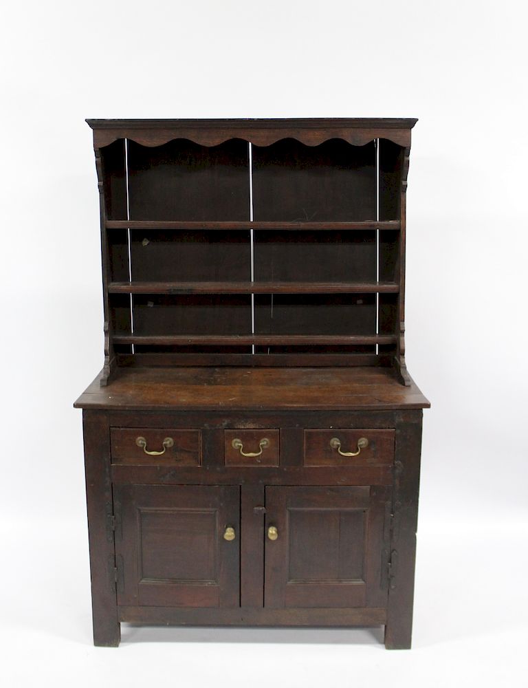 Appraisal: Century Antique Step Back Cabinet From an Upper East Side