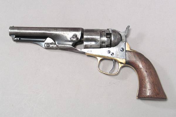 Appraisal: A Colt Model Police percussion revolver Serial no for caliber