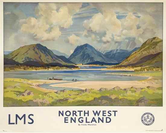 Appraisal: MARSTON Freda - NORTH WEST ENGLAND LMS lithograph in colours