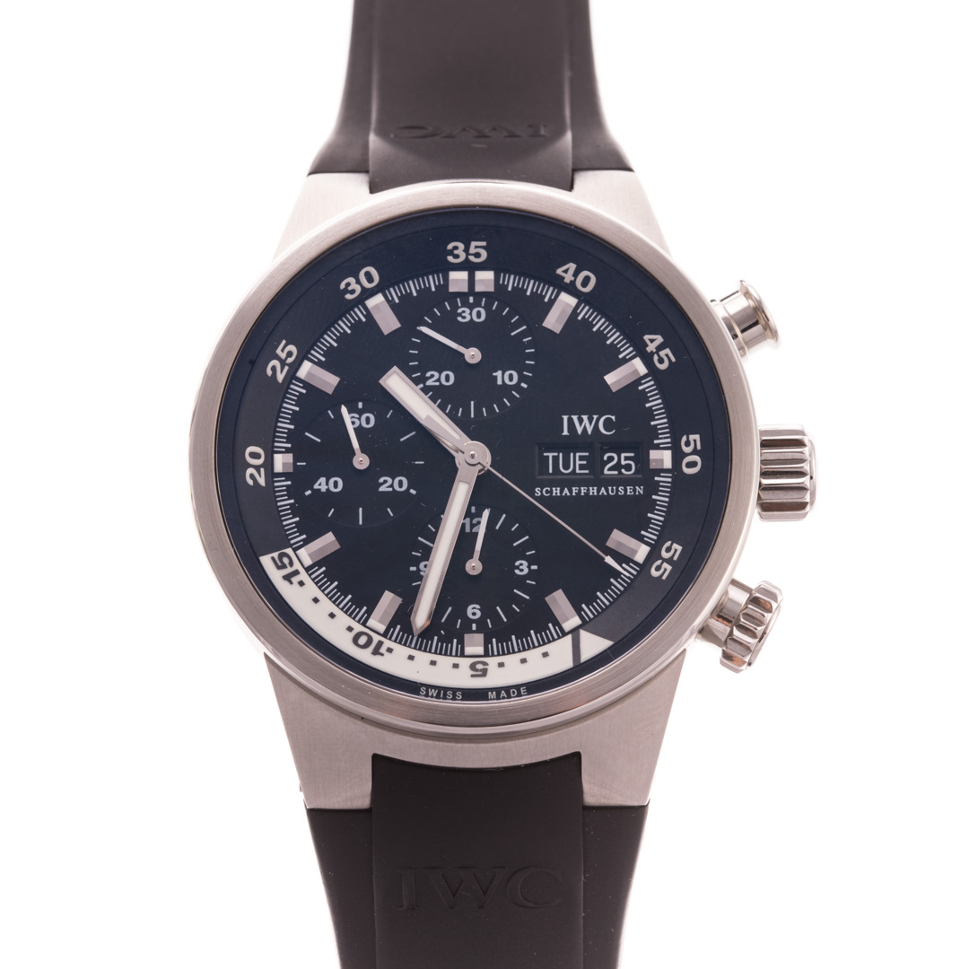 Appraisal: A Gent's IWC Aquatimer Chronograph Wristwatch Stainless steel IWC Aquatimer