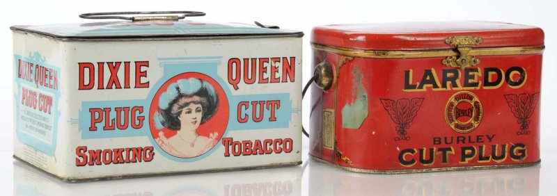 Appraisal: Lot of Tobacco Lunch Boxes Description Lot includes Dixie Queen