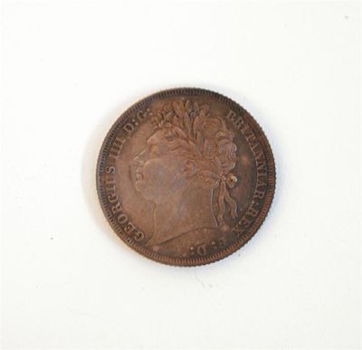 Appraisal: George IV - Shilling Pistrucci's laureate head left S Extremely