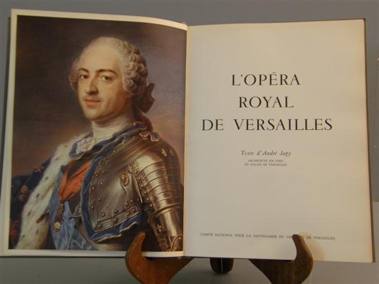 Appraisal: Japy Andre L'Opera Royal de Versailles Comite National pour la