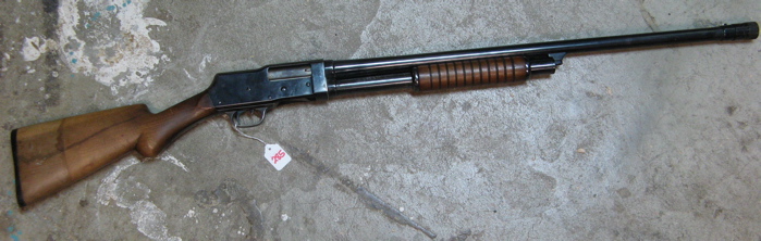 Appraisal: STEVENS MODEL SLIDE ACTION SHOTGUN gauge barrel including Poly Choke