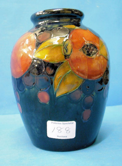 Appraisal: Moorcroft Vase decorated in the Pomegranite design height cm