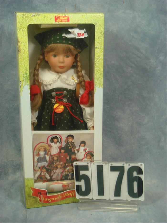 Appraisal: Steiff Doll inches tall Mint in box names Ulla Estimate