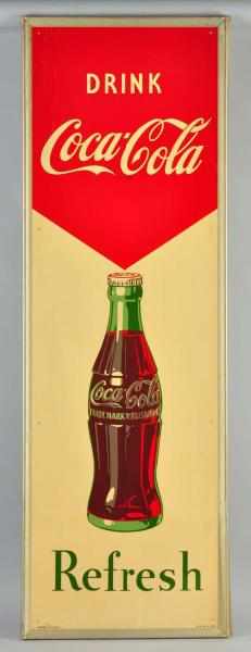 Appraisal: Tin Coca-Cola Sign Description Mild to medium surface scratches rubs