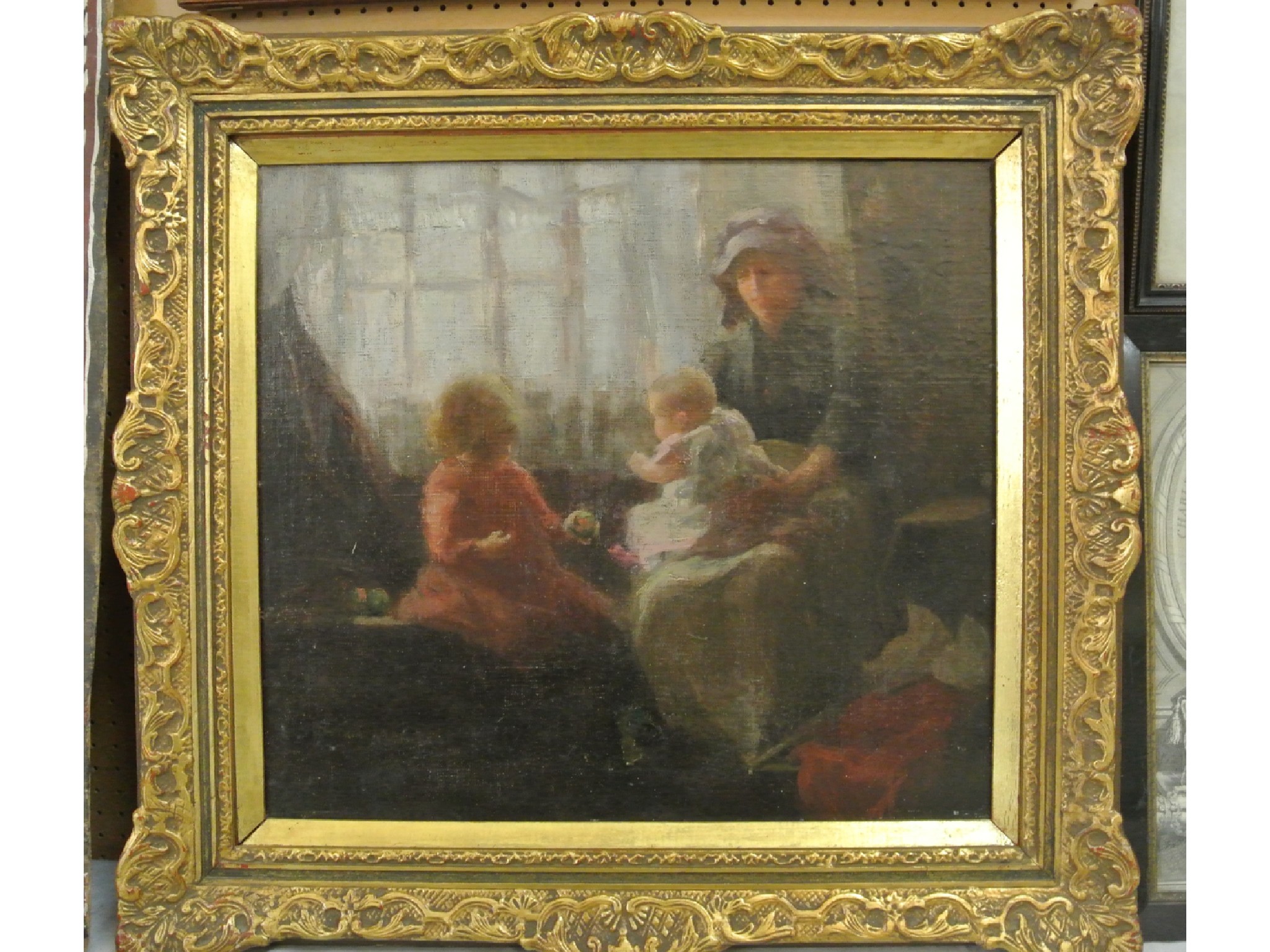 Appraisal: A late th century oil painting on canvas laid onto