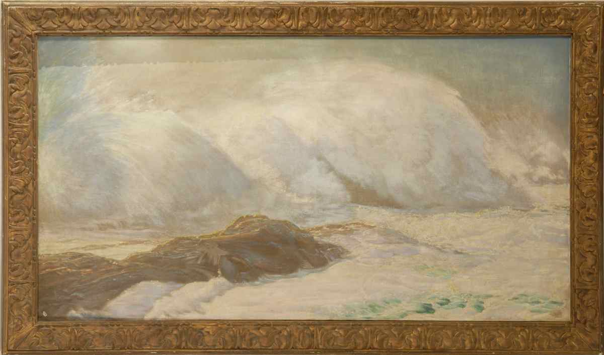 Appraisal: CHARLES LENNOX WRIGHT IIAmerican - Neptune depicting waves crashing about