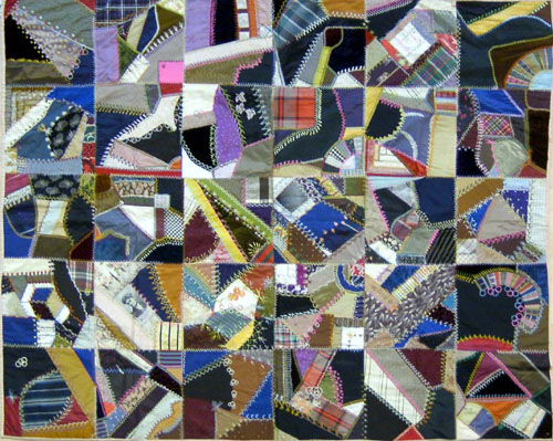 Appraisal: Victorian crazy quilt x