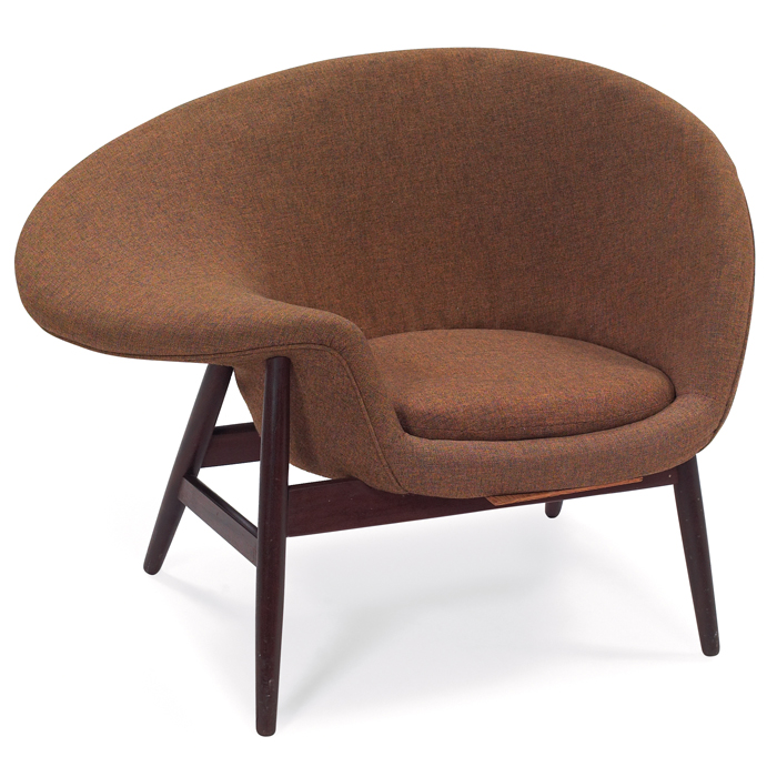 Appraisal: Hans Olsen ''Fried Egg'' chair by V Birksholm Denmark c