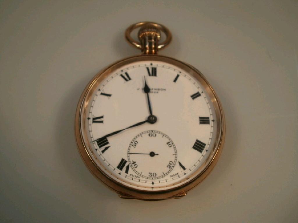 Appraisal: A George V carat gold cased open face pocket watch