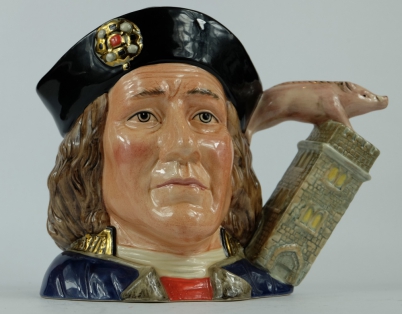 Appraisal: Royal Doulton large character jug Richard III D exclusively for